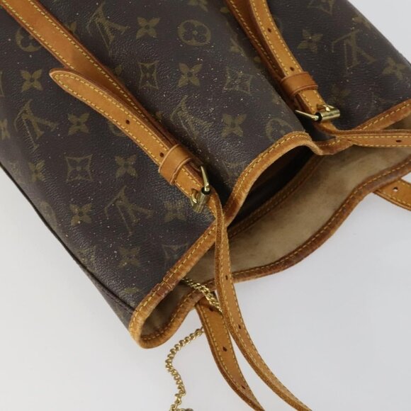 Authentic LOUIS VUITTON Monogram Bucket GM Shoulder Bag M42236 LV - Picture 13 of 16